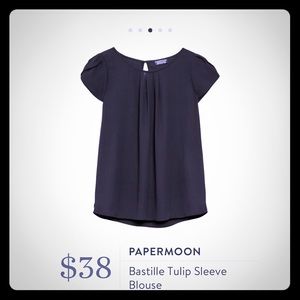 Papermoon black blouse